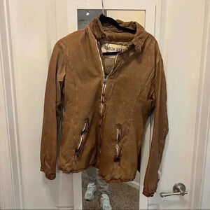706 Giorgio Brato Leather Jacket Size 44